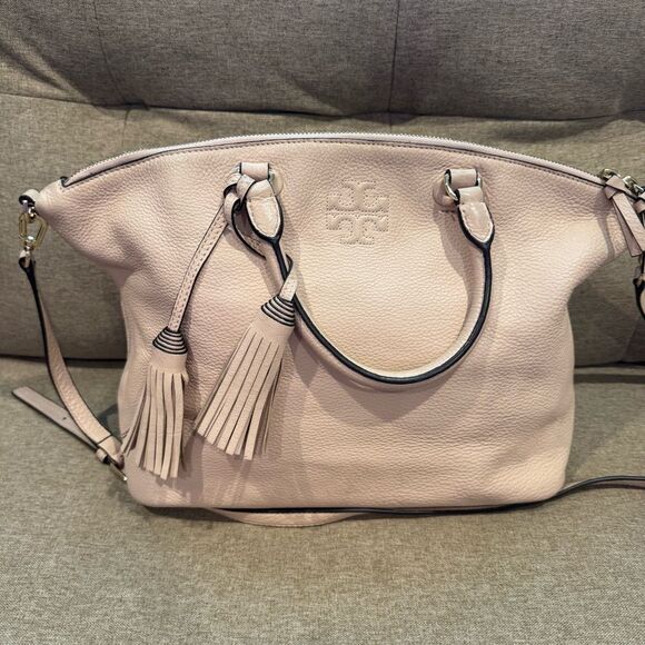 Tory Burch Thea Medium Slouchy Satchel Handbag - Picture 12 of 13